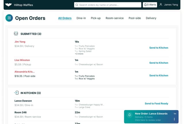Beluga · POS & Menu Builder